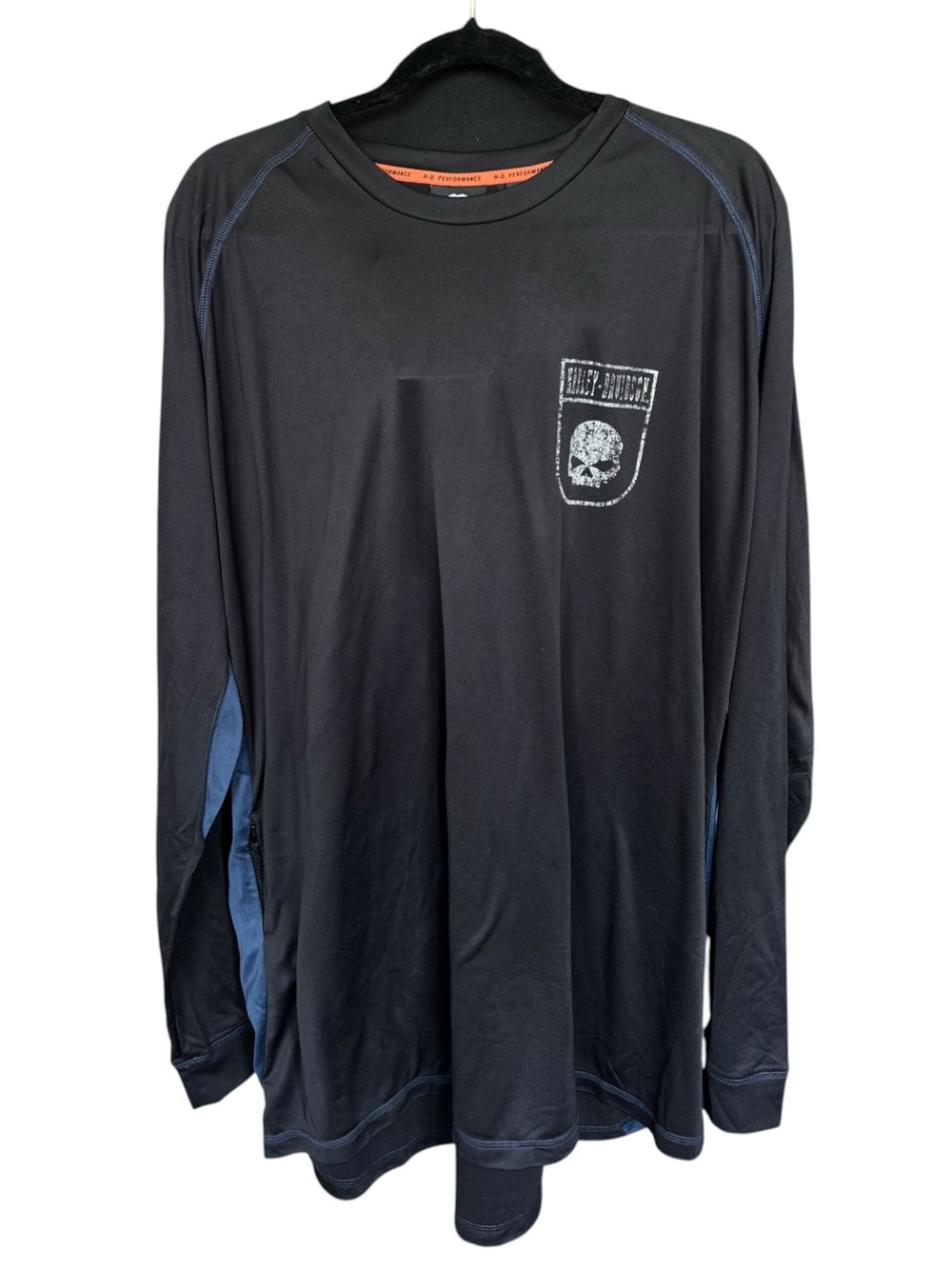 Harley-Davidson H-D Performance Skull Long Sleeve Shirt Men’s 3XL NWT